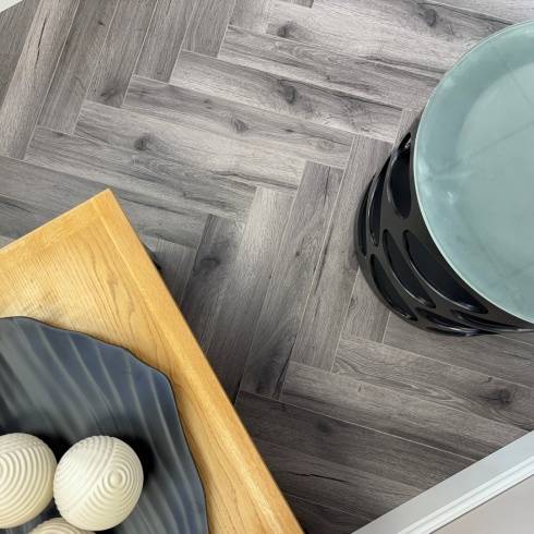 Embrace Herringbone Century Oak 12mm Laminate 