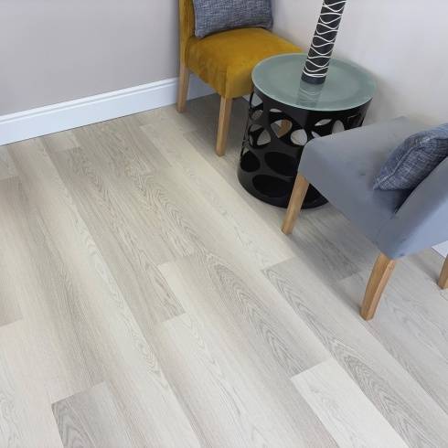 Engrave Pale Oak Luxury Vinyl Plank 7008
