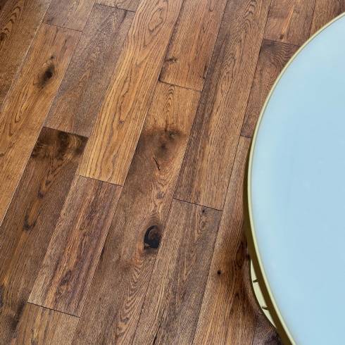 Malton 18mm Double Smoked Brushed Matt Lacquer Solid 