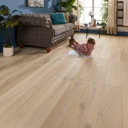 Manor Lytham 18mm Nude Brushed Matt Lacquered Engineered 