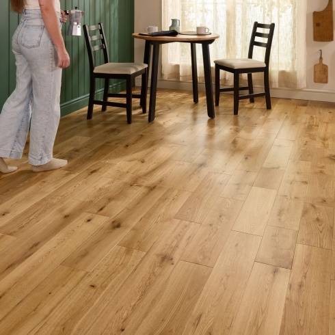 Newminster 18mm Natural Oak Matt Lacquer Solid Wood Flooring