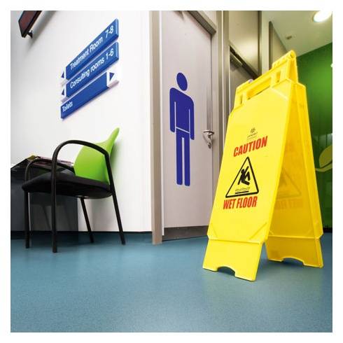 Polysafe Standard Cedar Blue Heavy Duty Safety Flooring