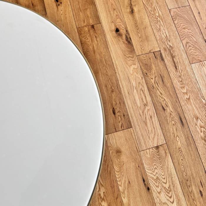 Byland 18mm x 120mm Solid Wood Flooring Natural Brushed Uv Oiled