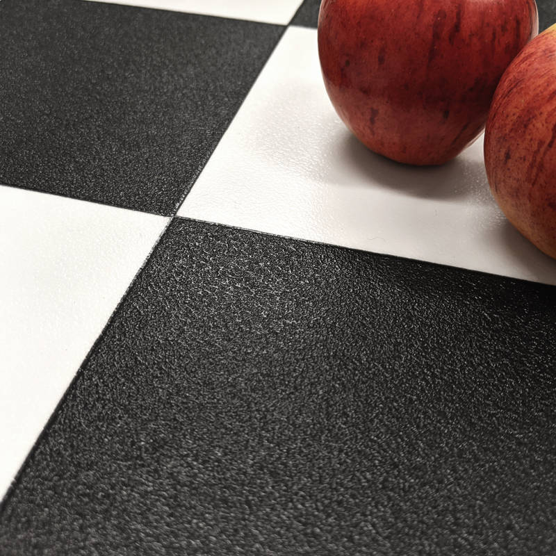 Ecostep Vinyl Flooring Black White 019D  - image 1