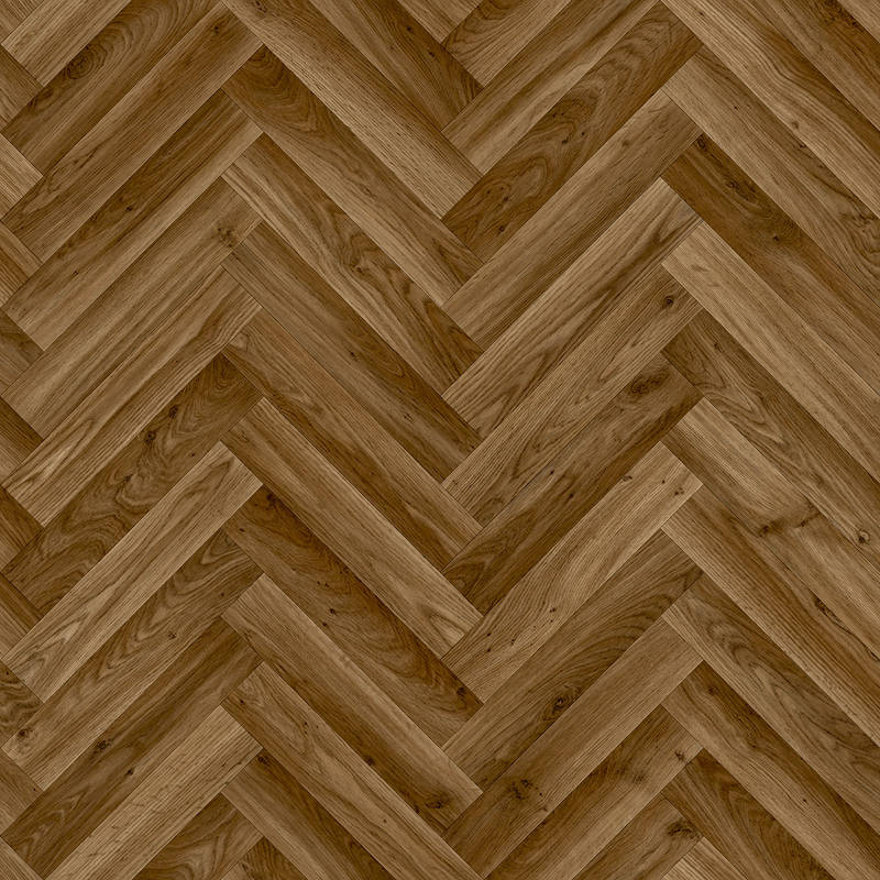 Ecostep Vinyl Flooring Herringbone Oak Medium 666D - image 2