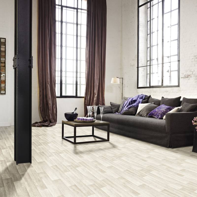 Ecostep Vinyl Flooring Mist White 009S  - image 1