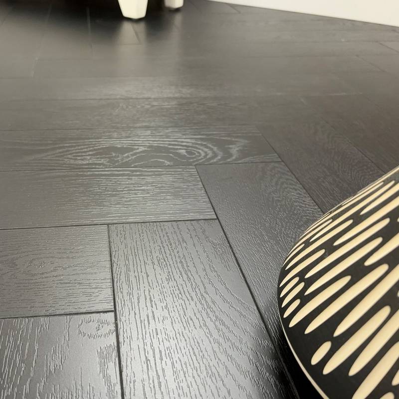 Embrace Herringbone Laminate Flooring Midnight Oak 12mm   - image 2