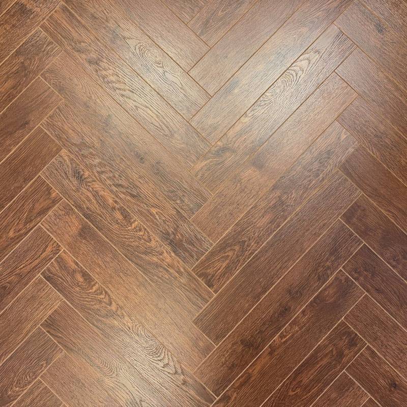Embrace Herringbone Laminate Flooring Walnut 12mm  - image 6