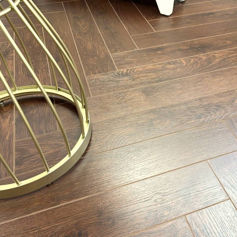Embrace Herringbone Laminate Flooring Walnut 12mm  - image 2