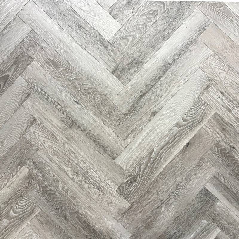 Embrace Herringbone Laminate Flooring Washed Oak 12mm - image 6