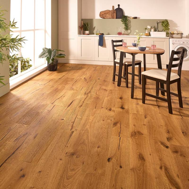 Loire Rich Oak Distressed Wax Oil 15mm Engineered  - image 5