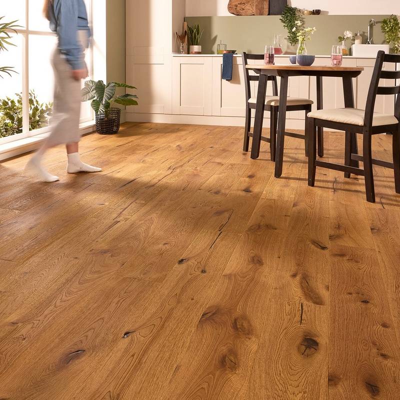 Loire Rich Oak Distressed Wax Oil 15mm Engineered  - image 1