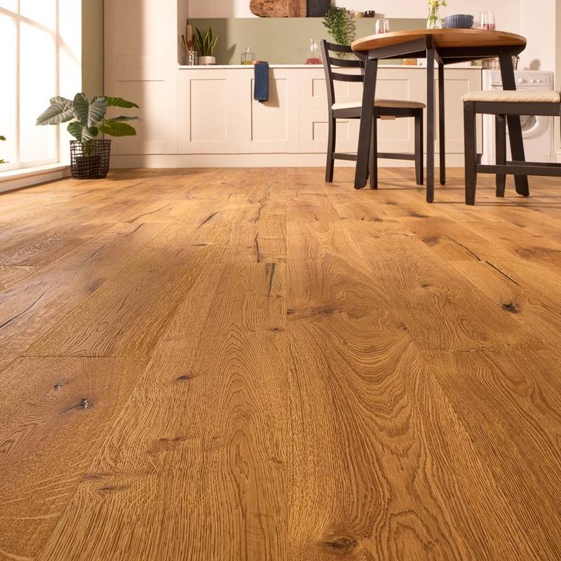 Loire Rich Oak Distressed Wax Oil 15mm Engineered  - image 4