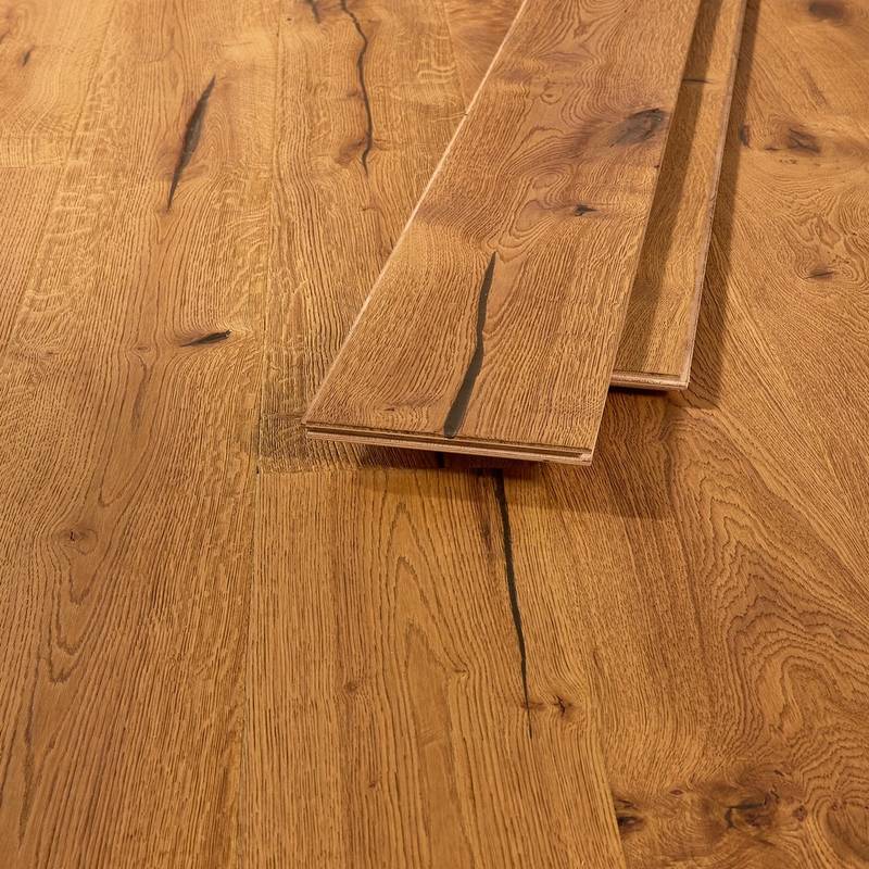 Loire Rich Oak Distressed Wax Oil 15mm Engineered  - image 8