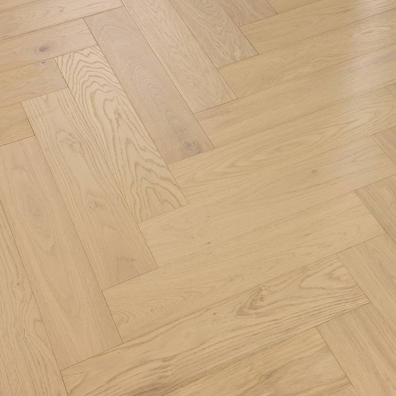 14mm Herringbone Parquet Engineered Wood Flooring Nude Oak - image 6