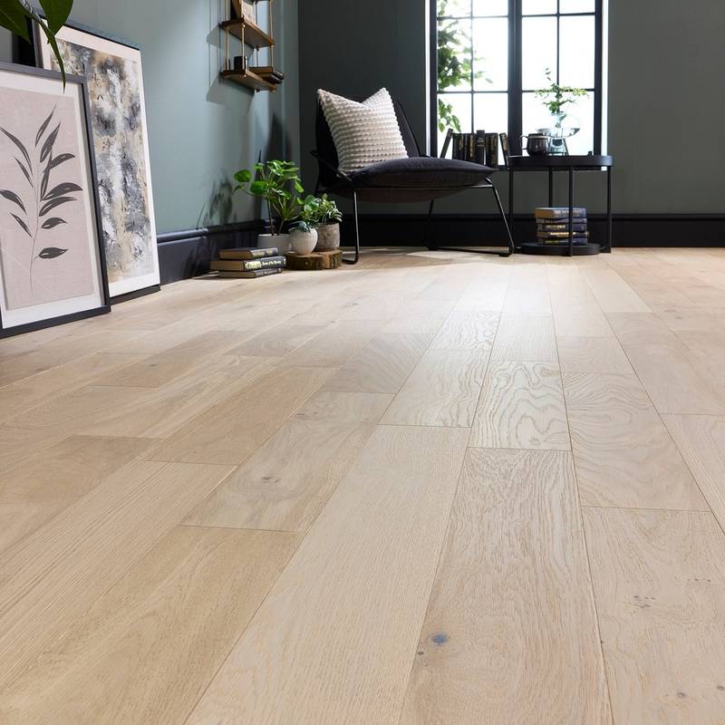 Manor Bramell Engineered Wood Flooring 18mm x 125mm Nude Brushed Matt Lacquer - image 4