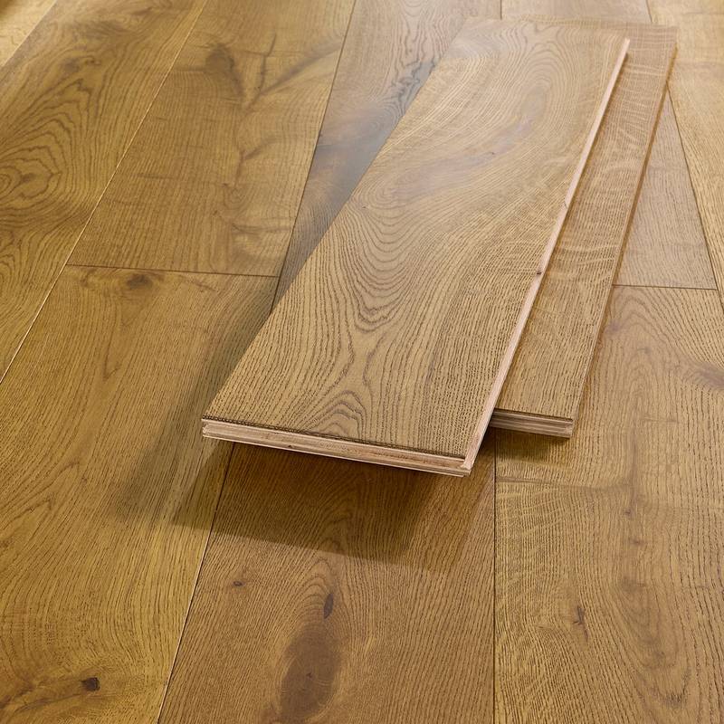 Manor Corsham Engineered Wood Flooring 18mm x 190mm Golden Brushed Oiled - image 10