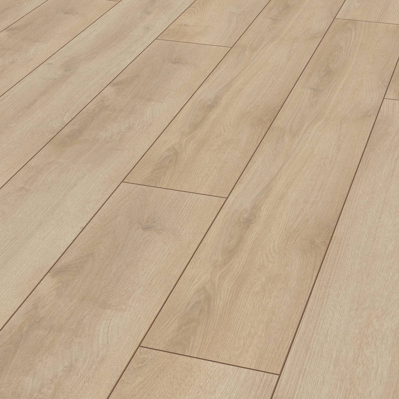 Prestige Beige Oak 7mm V-Groove Click Laminate Flooring 3902 - image 2