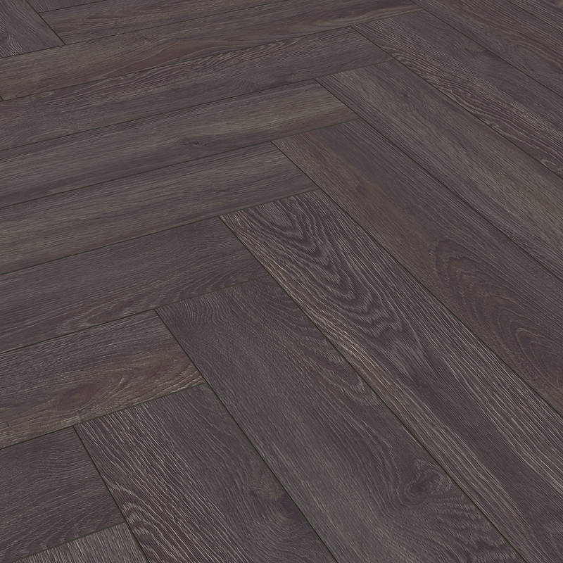 Prestige Herringbone Laminate Flooring Charcoal 8mm 6010 - image 2
