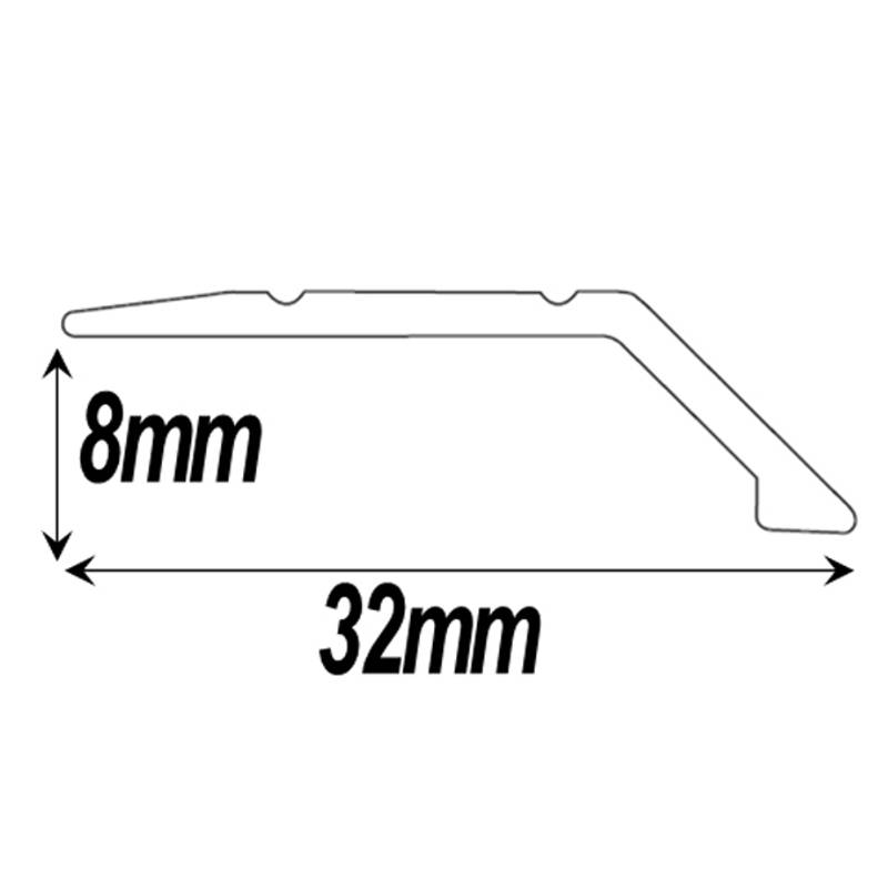Self Adhesive 8mm Angledge Profile EWA43 - image 3