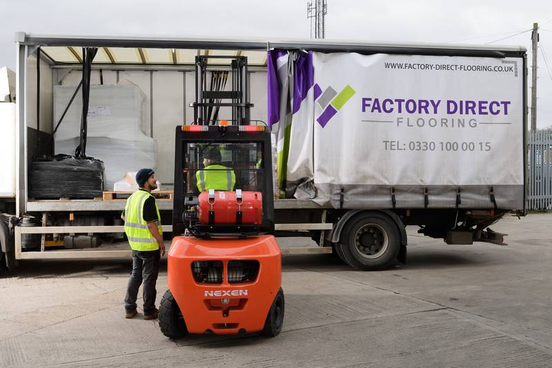 Our 25,000 sq ft warehouse in Nuneaton